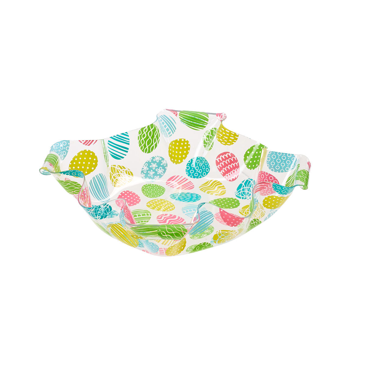 Easter Decorative Plastic Bowl With Print Assorted