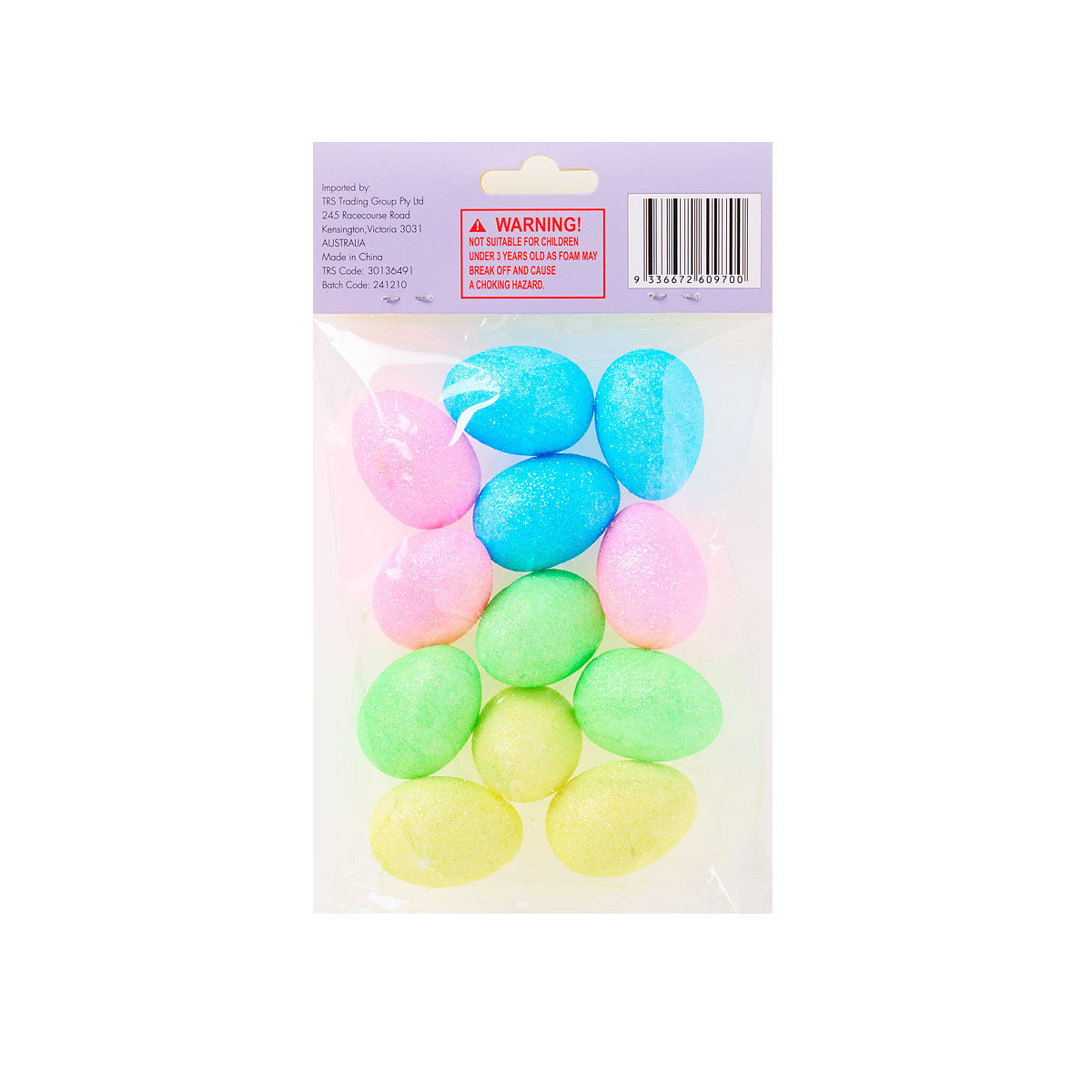 Easter Foam Eggs 12pk