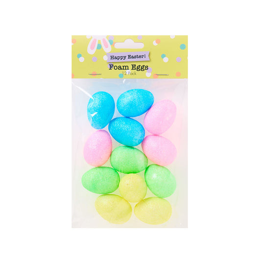 Easter Foam Eggs 12pk