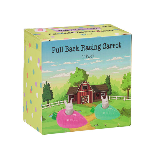 Easter Pull-Back Racing Carrot With Bunny