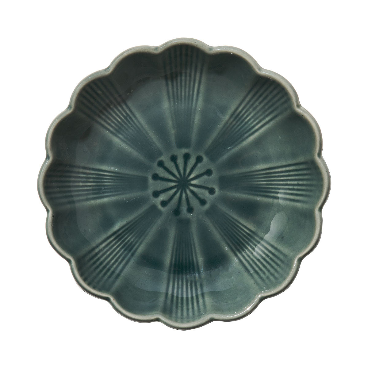 Midnight Flower Reactive Plate 11cm Assorted