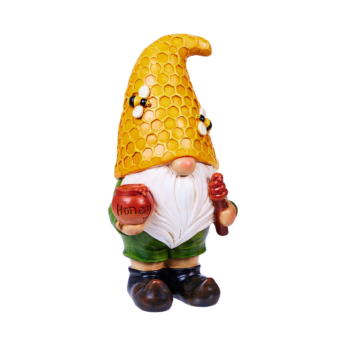 Beehive Hat Polyresin Gnome