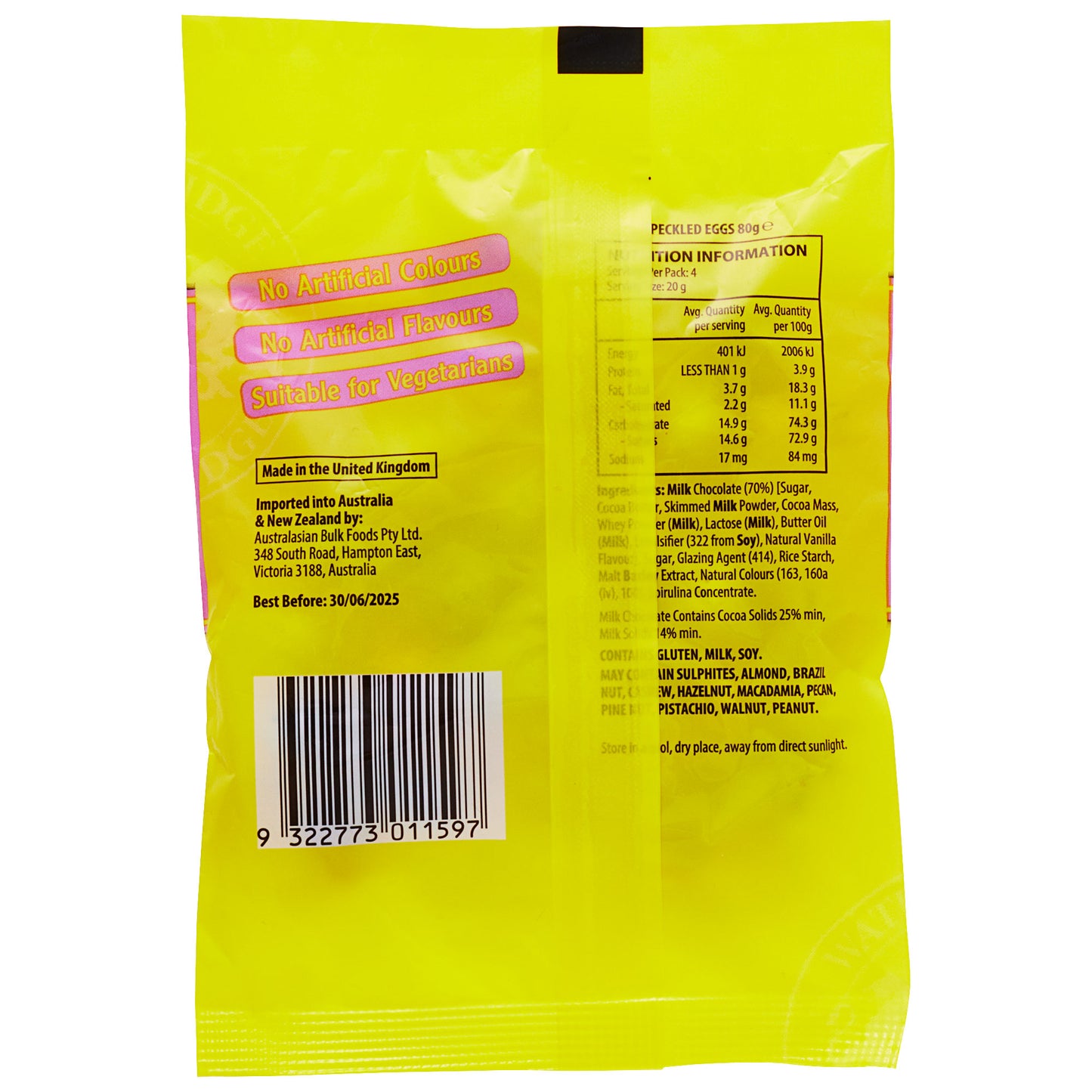 Waterbridge Speckled Eggs 80g