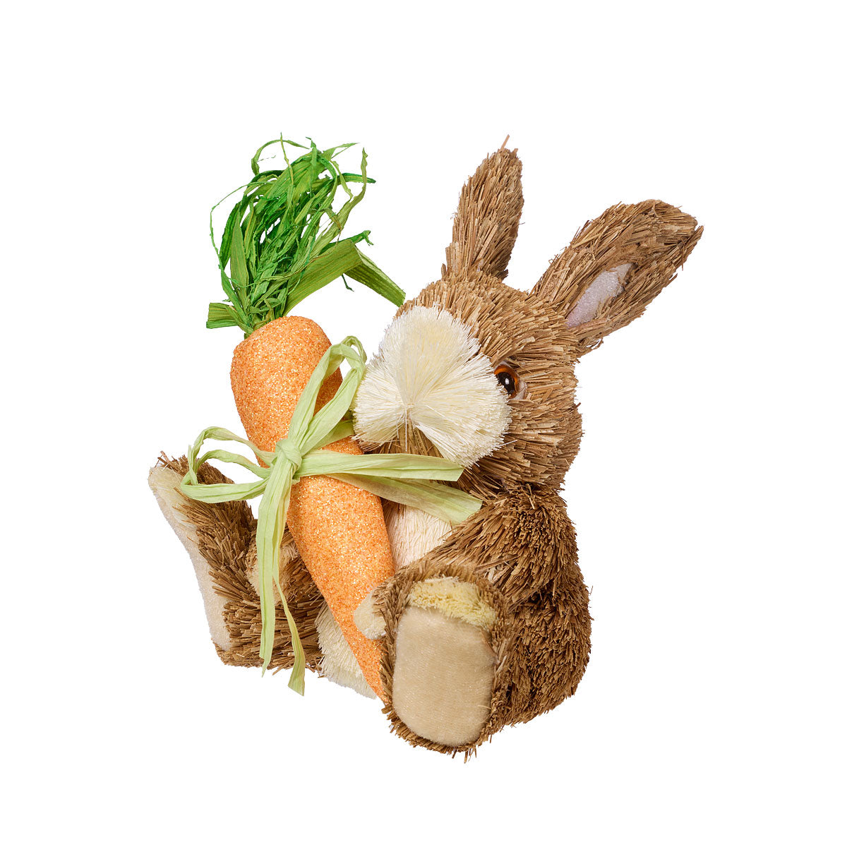Easter Straw Bunny With Carrot