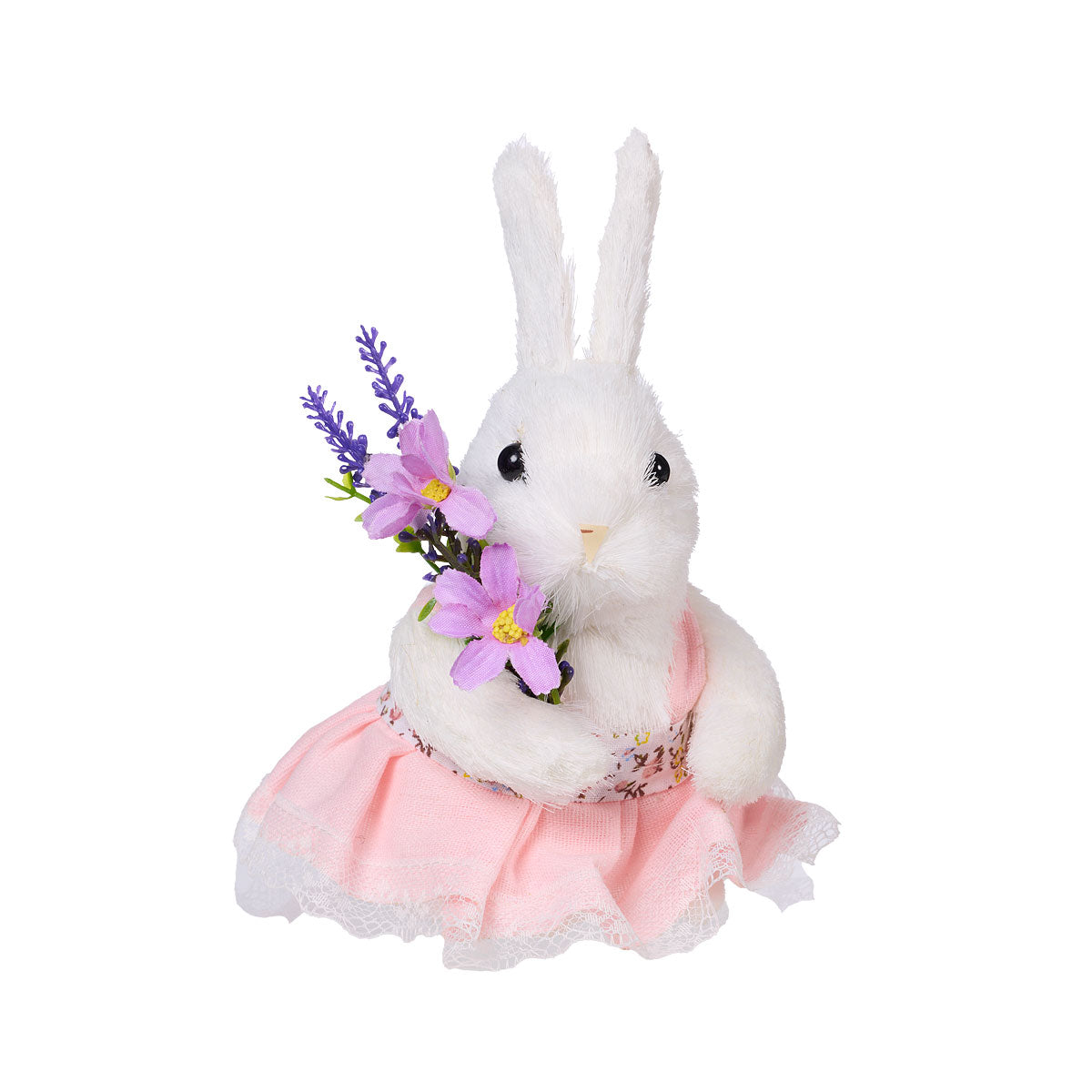 Easter Straw Bunny With Skirt Assorted