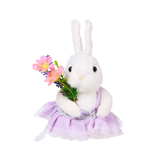 Easter Straw Bunny With Skirt Assorted