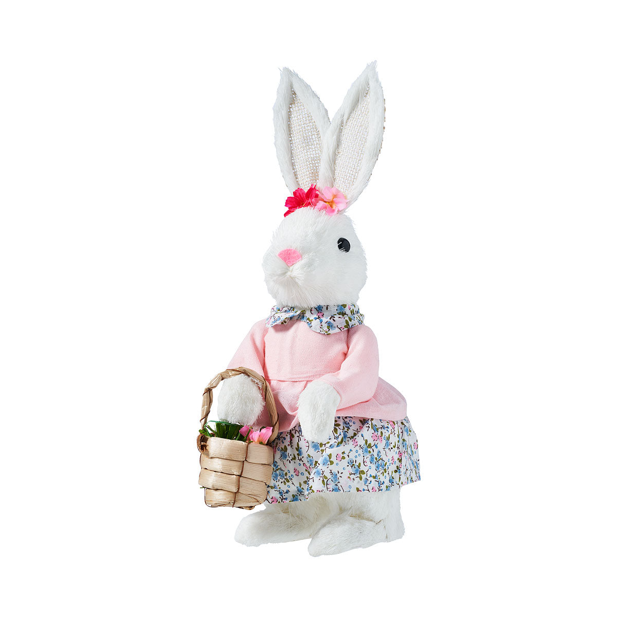 Easter Straw Bunny With Basket