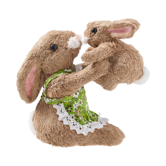 Easter Straw Rabbit Mum & Baby