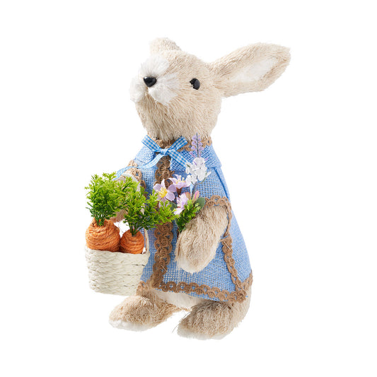 Easter Straw Bunny Large Assorted