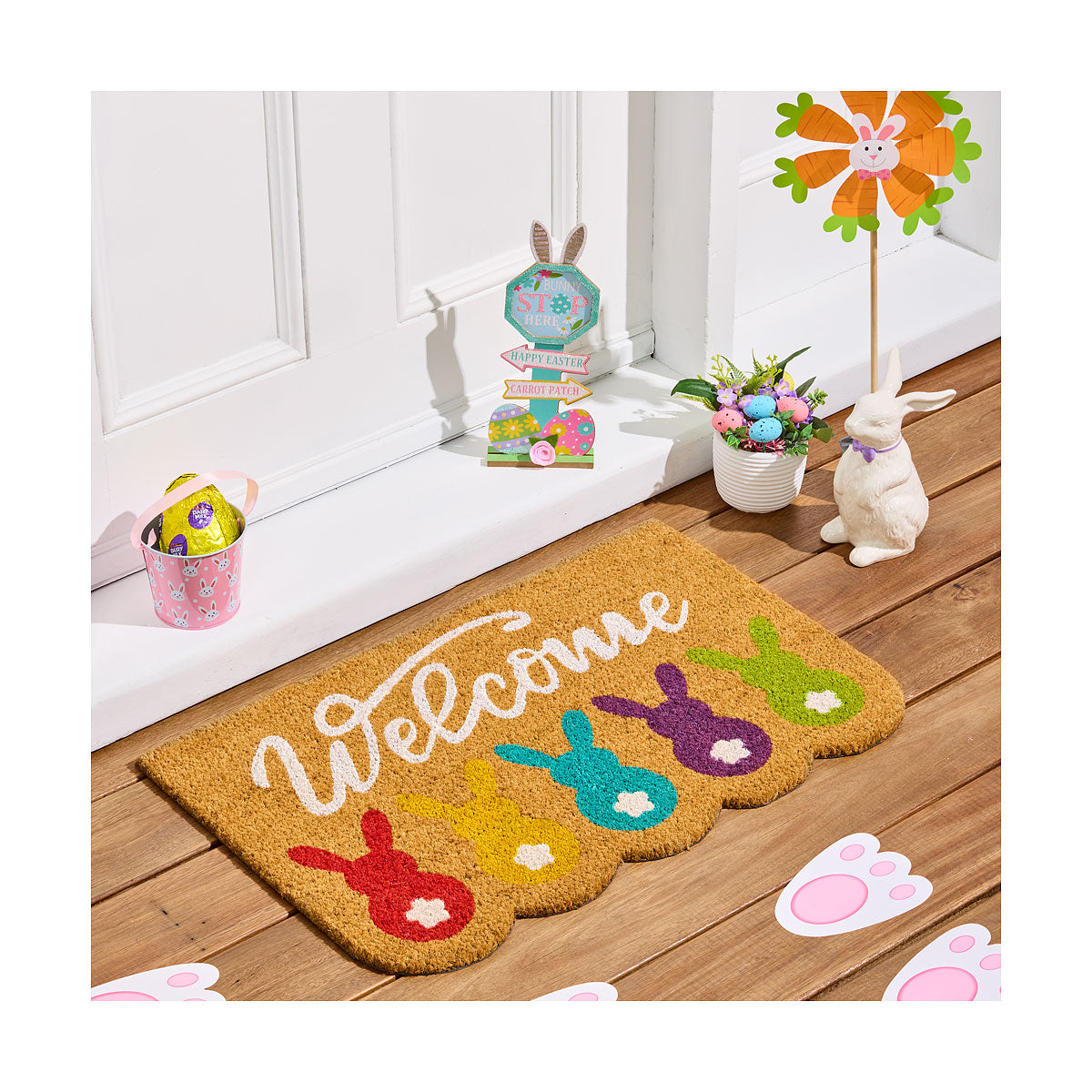 Easter Coir Mat Assorted