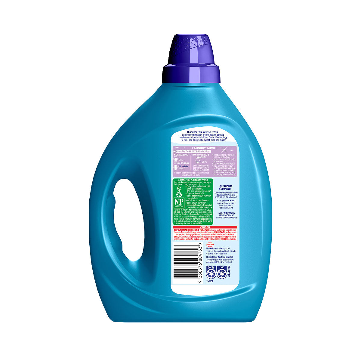Fab Laundry Liquid Intense Fresh 1.8L
