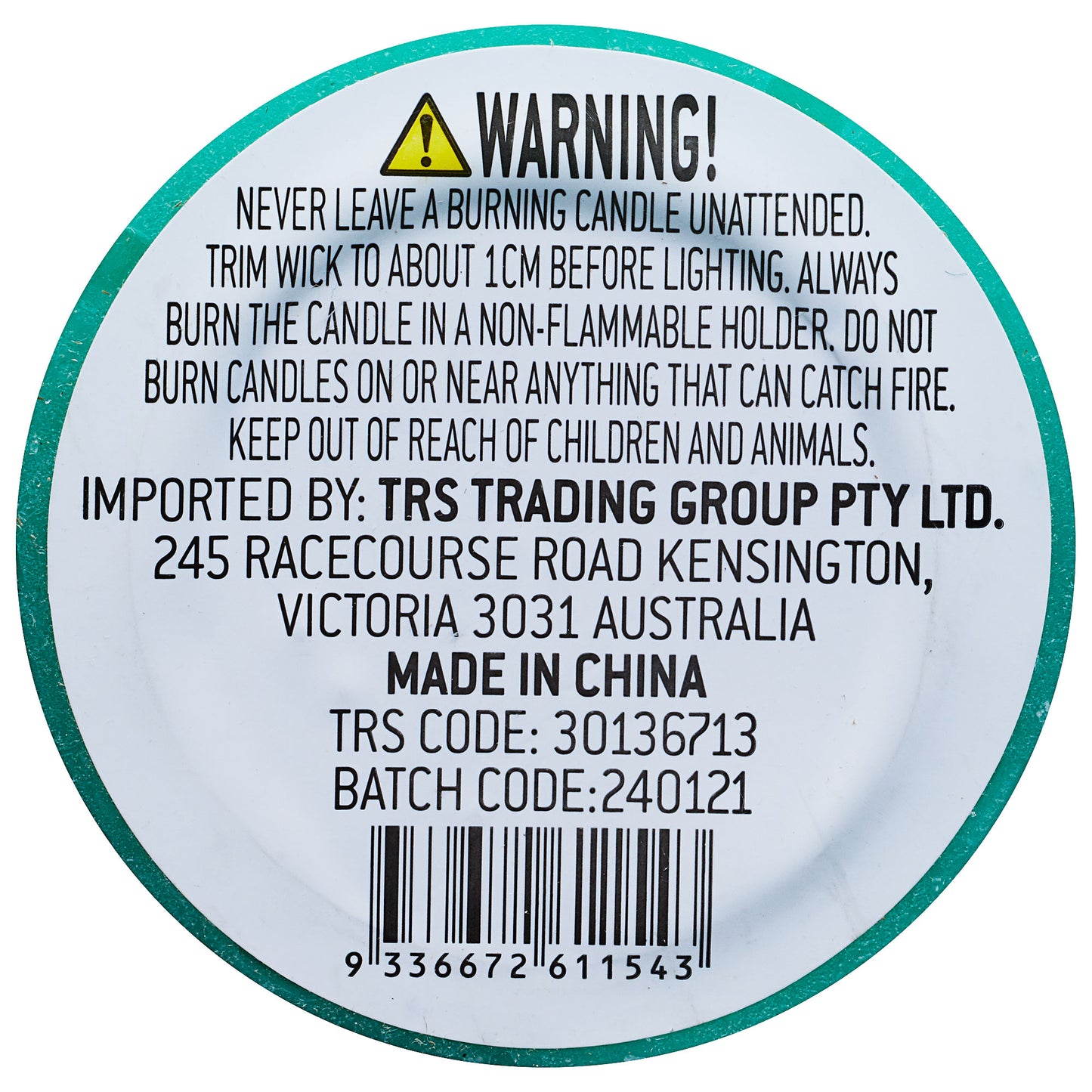 Scented Pillar Candle Coconut &Lime 7cm