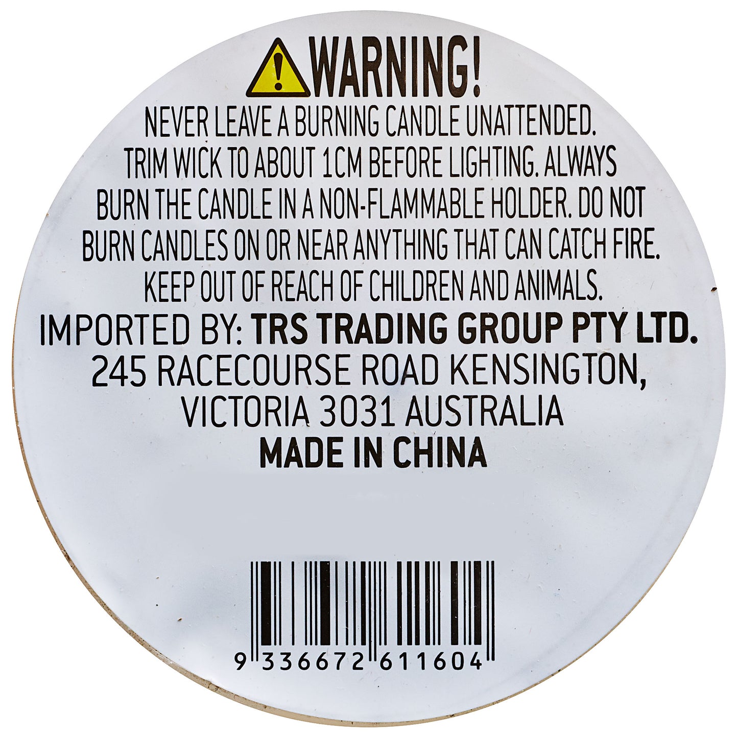 Scented Pillar Candle Guava & Sorbet 15cm