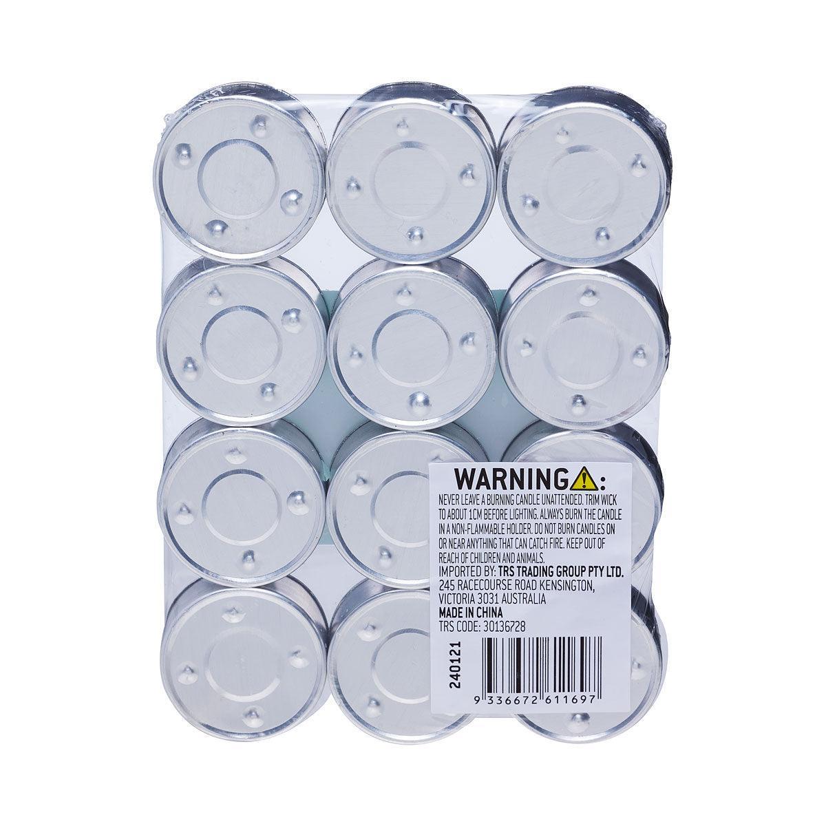 Scented Tealight Candles Coconut &Lime 4hr 12pk