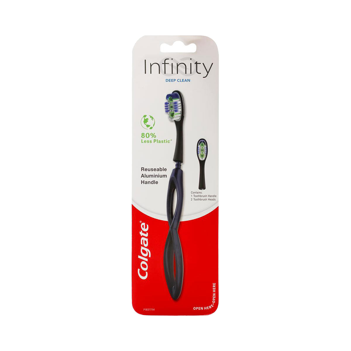 Colgate Infinity Brush Head 2pk