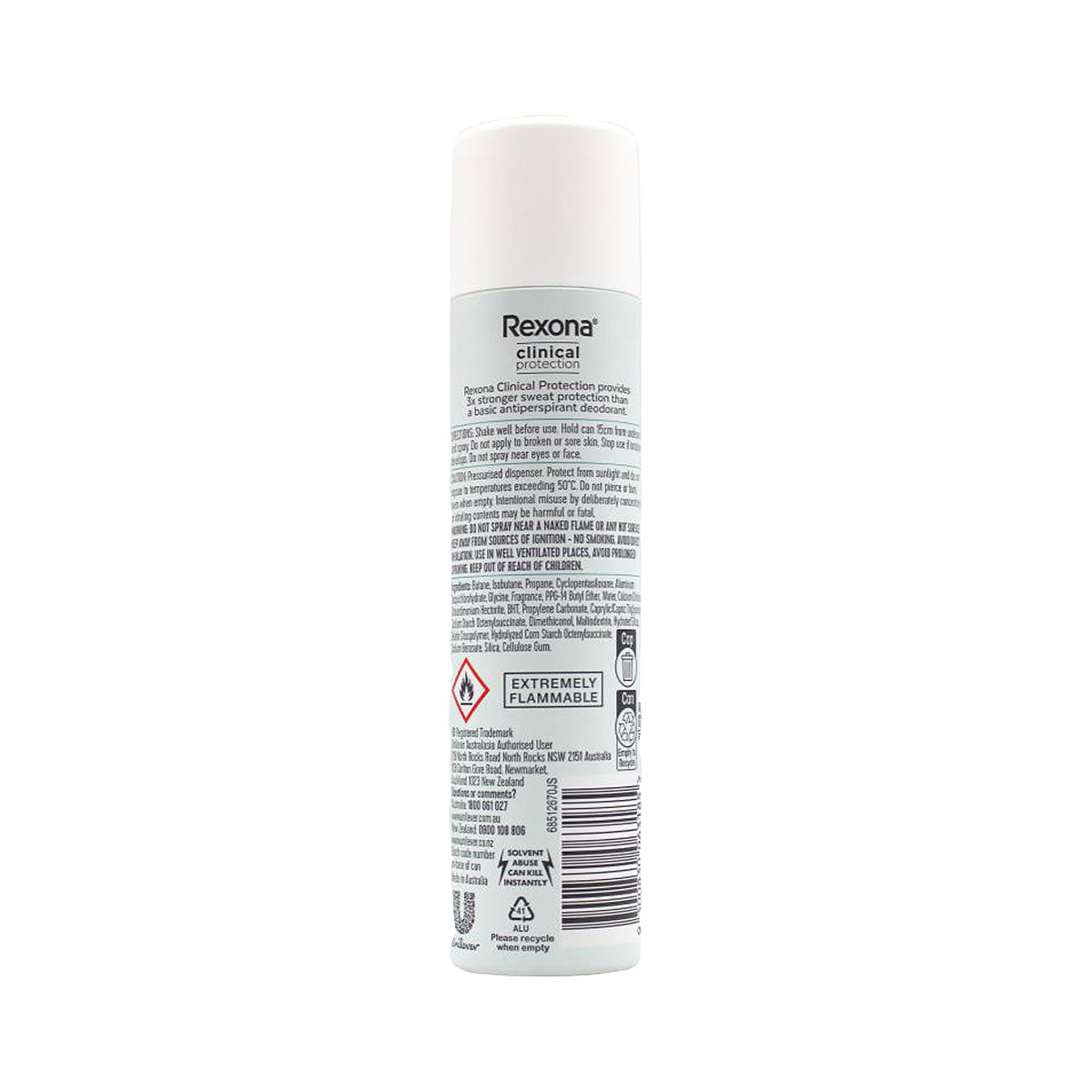 Rexona Clinical Protection Antiperspirant Eucalyptus & Mint Scent 109g