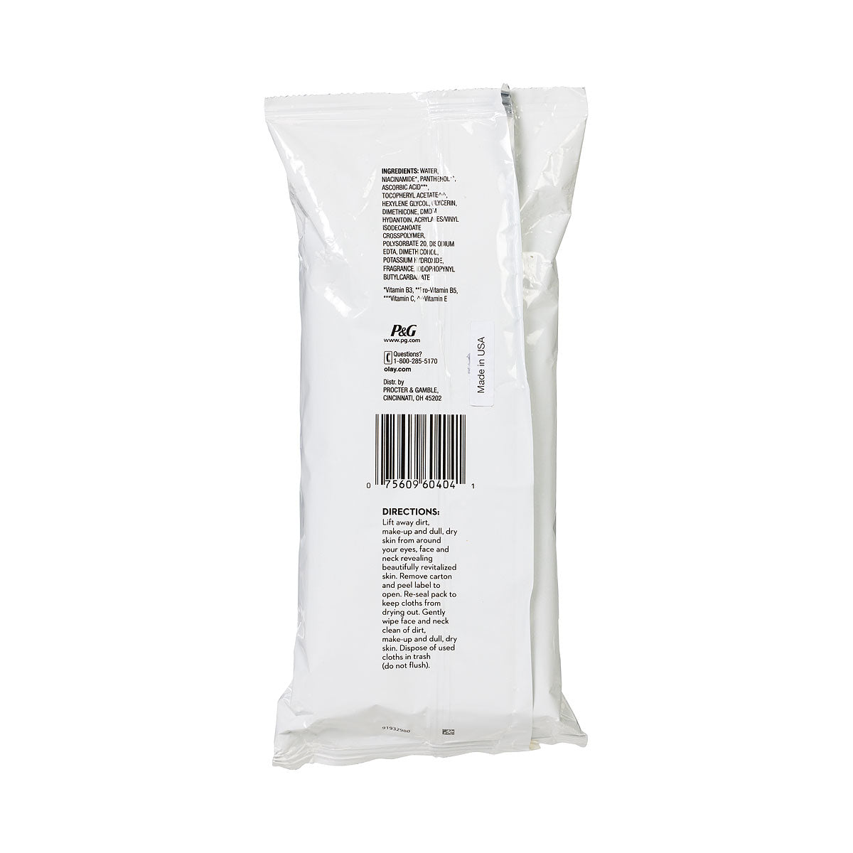 Olay Textured Micro Exfoliating Wet Cleansing Cloths 30pk