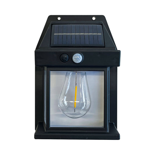 Solar Motion Sensor Filament Wall Light