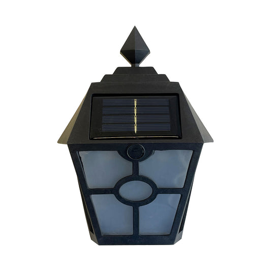 Solar Vintage Wall Light Black