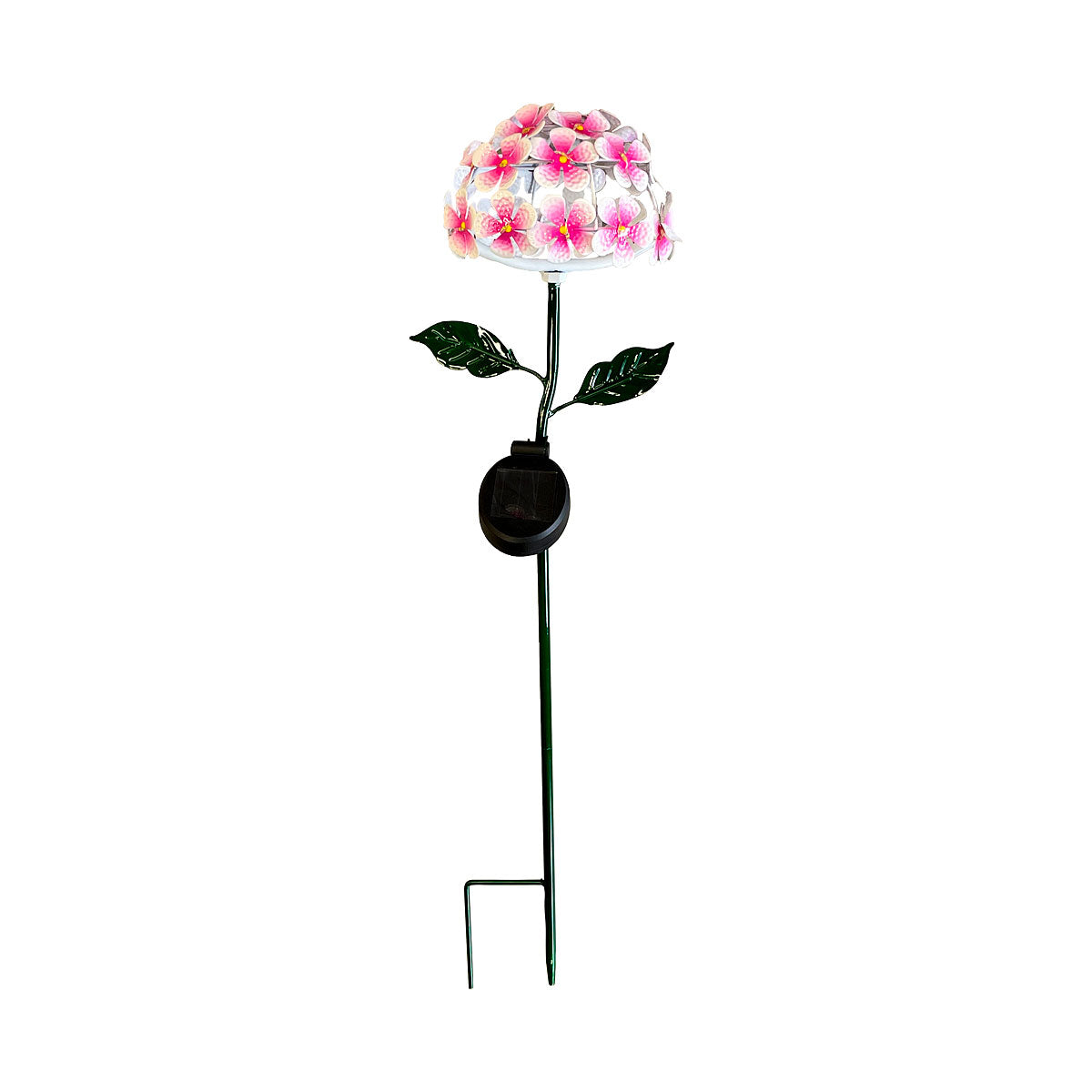 Solar Metal Hydrangea Light