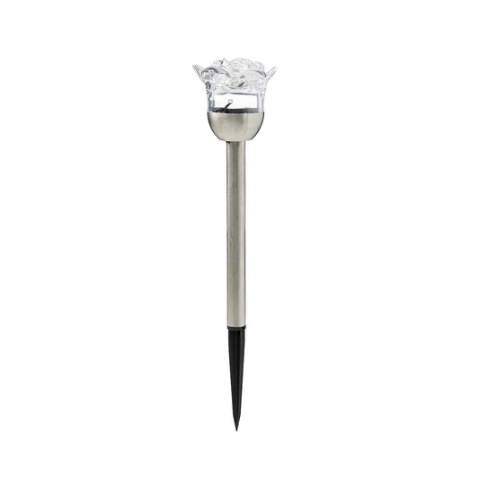 Solar Rose Stake Light