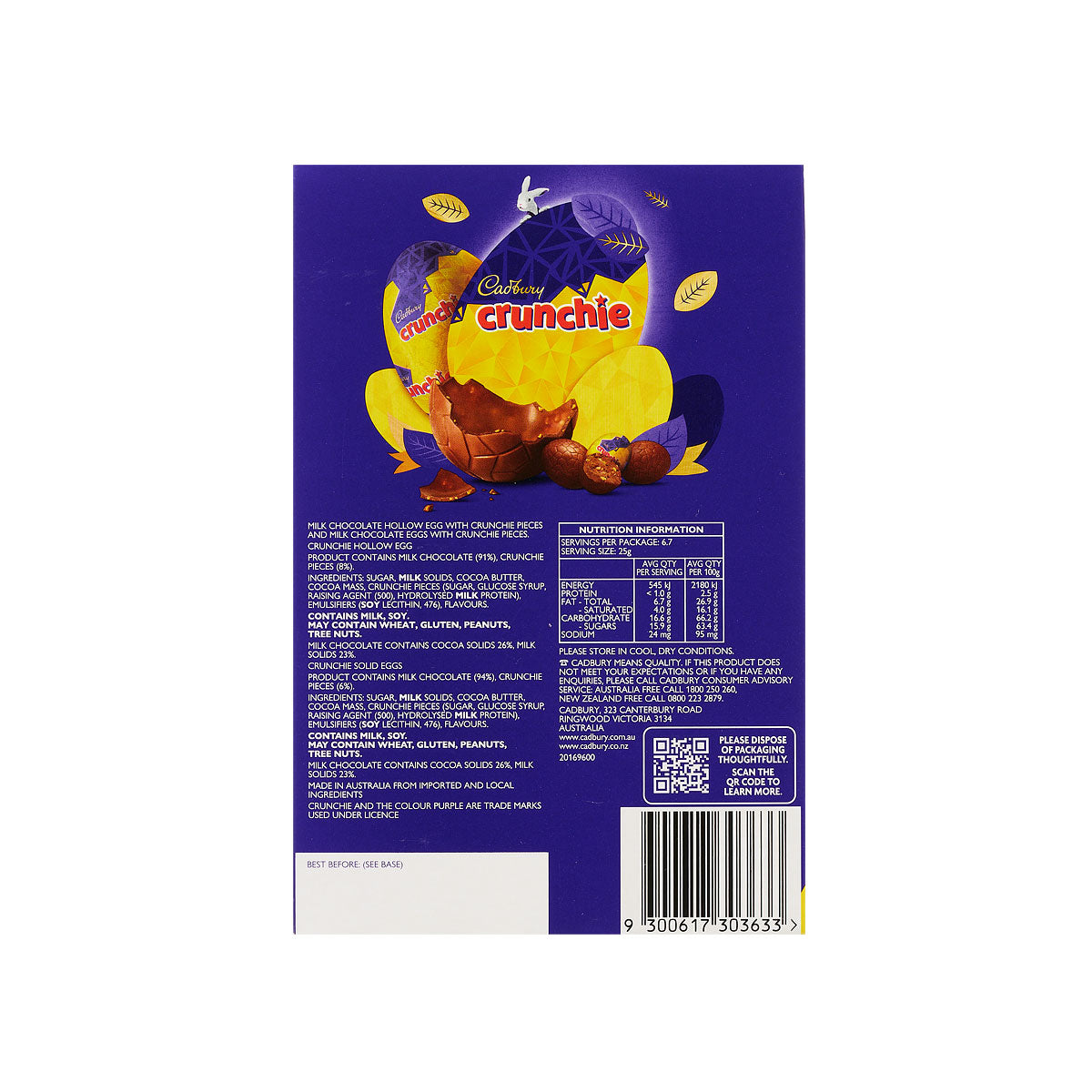 Cadbury Crunchie Gift Box 169g