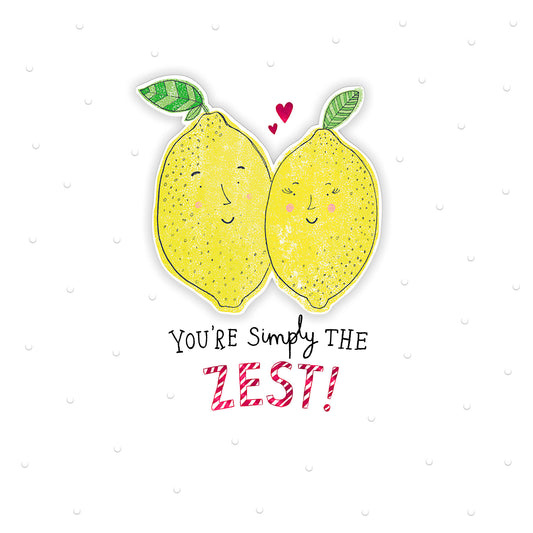 Valentine's Day Card Zesty Lemons