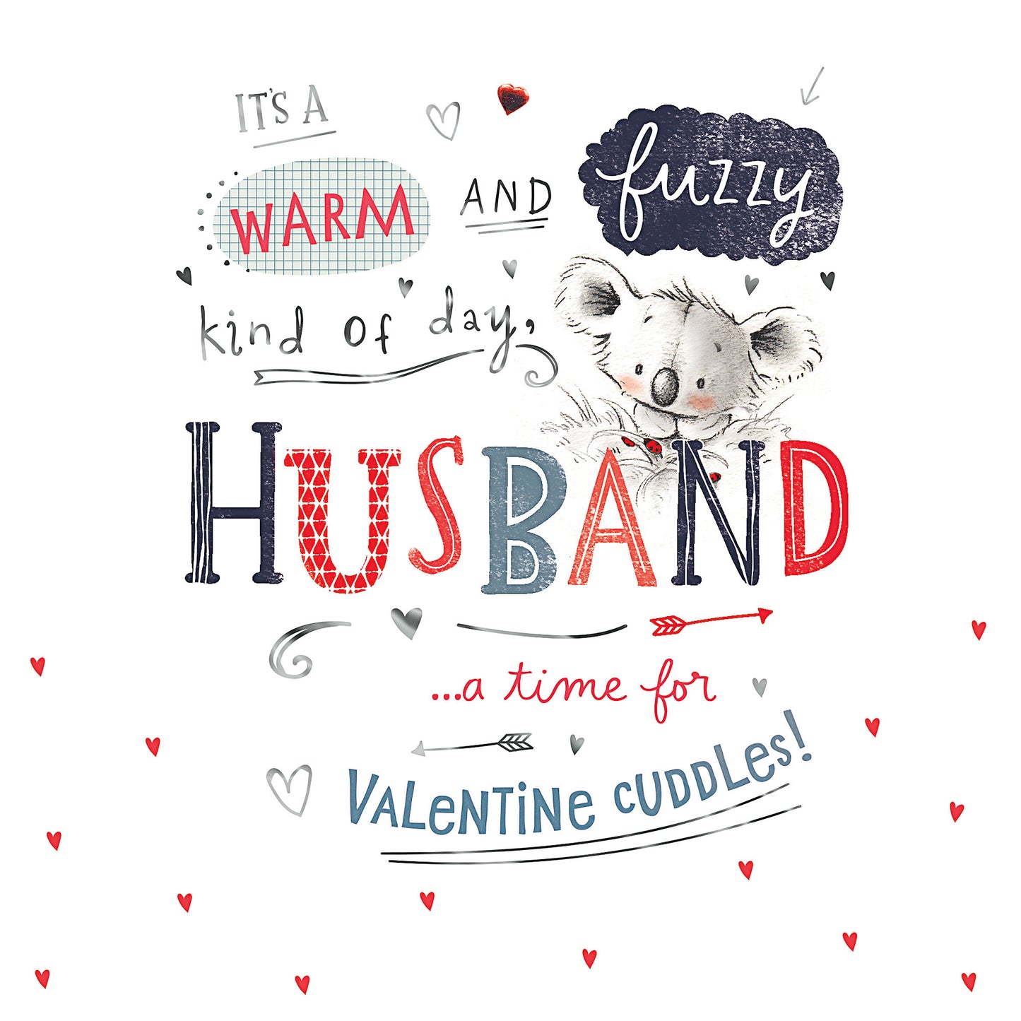 Valentine's Day Card To Husband Warm N Fuzzy