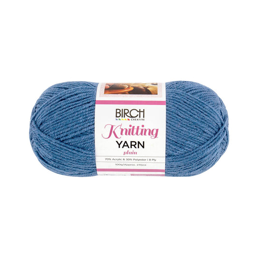 Birch Yarn Plain Denim 100g