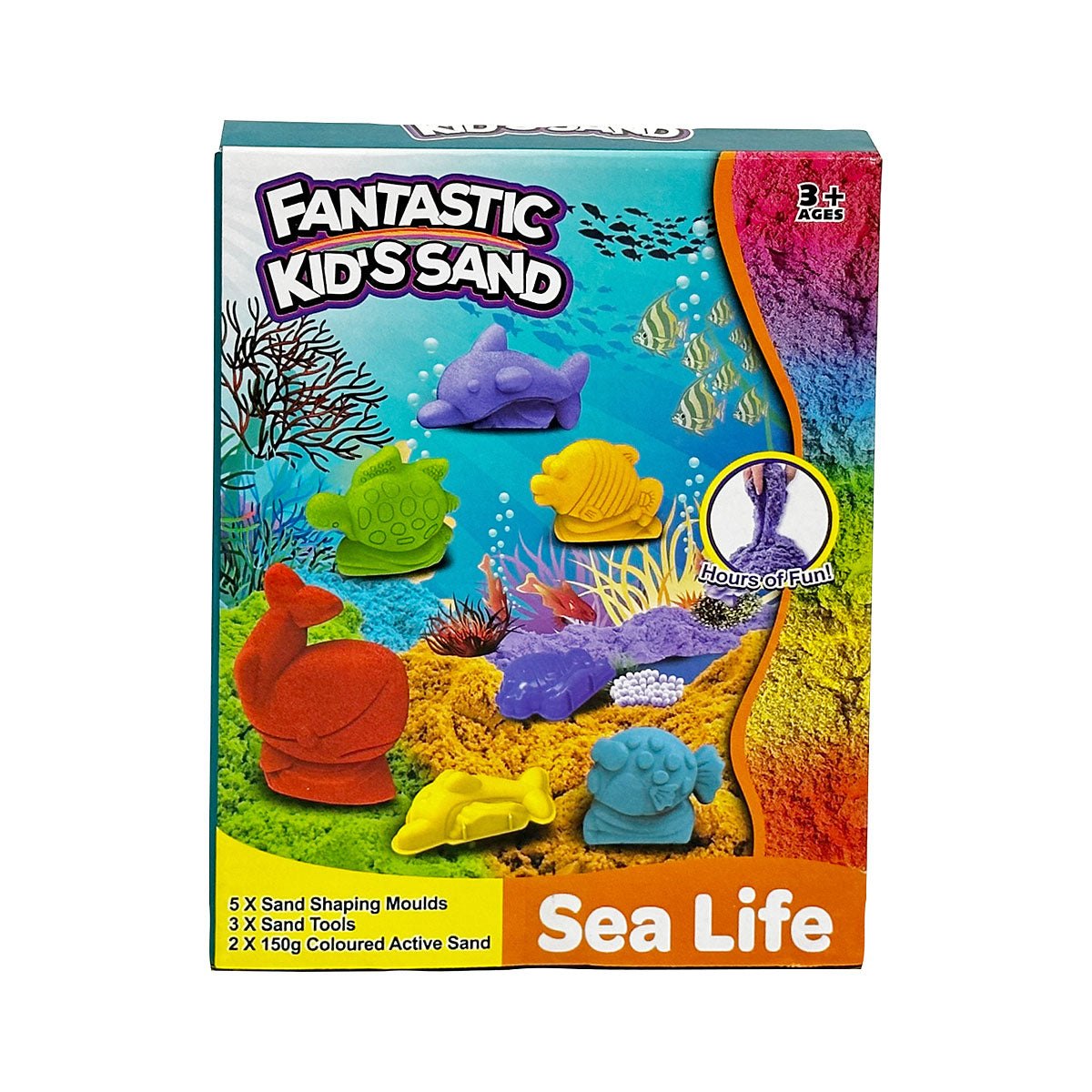 Moving Sand Set Sea Life 300g