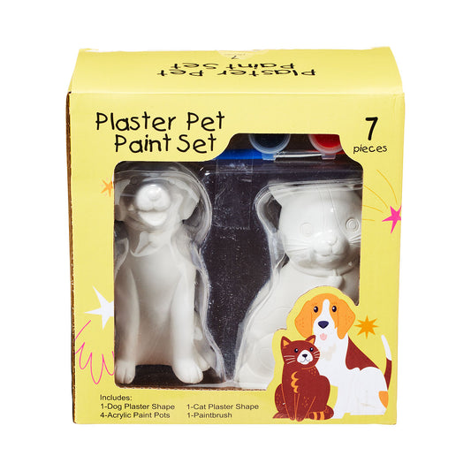 Plaster Paint Set Cat & Dog