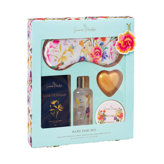 Summer Paradise 5pc Bath Time Set