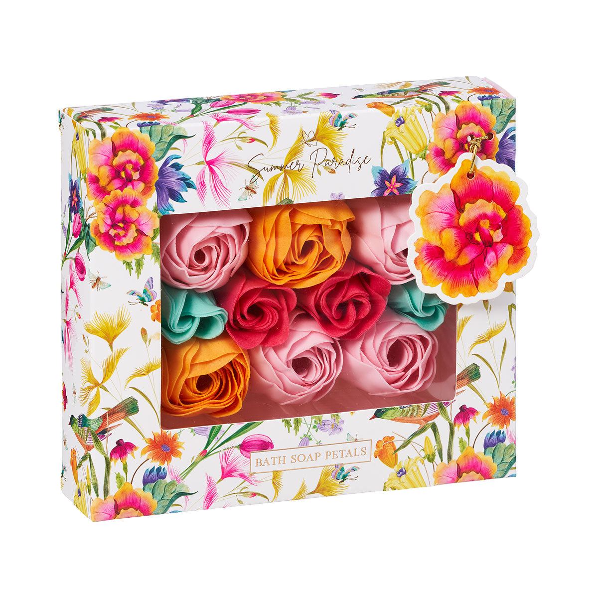 Summer Paradise 10pc Flower Soap Set