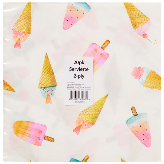 Napkin Sweets 33x33cm 2ply 20pk