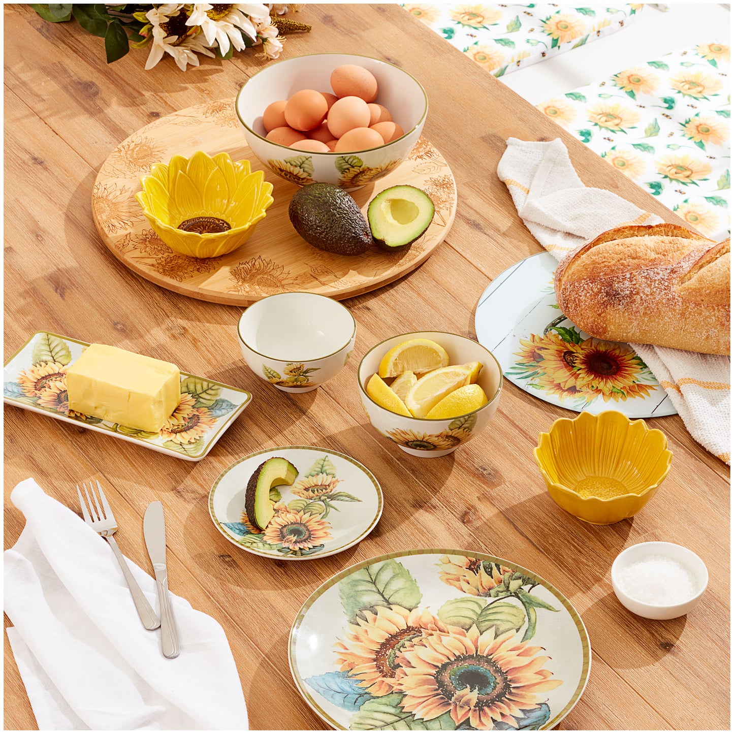 Sunflower Lazy Susan 40cm