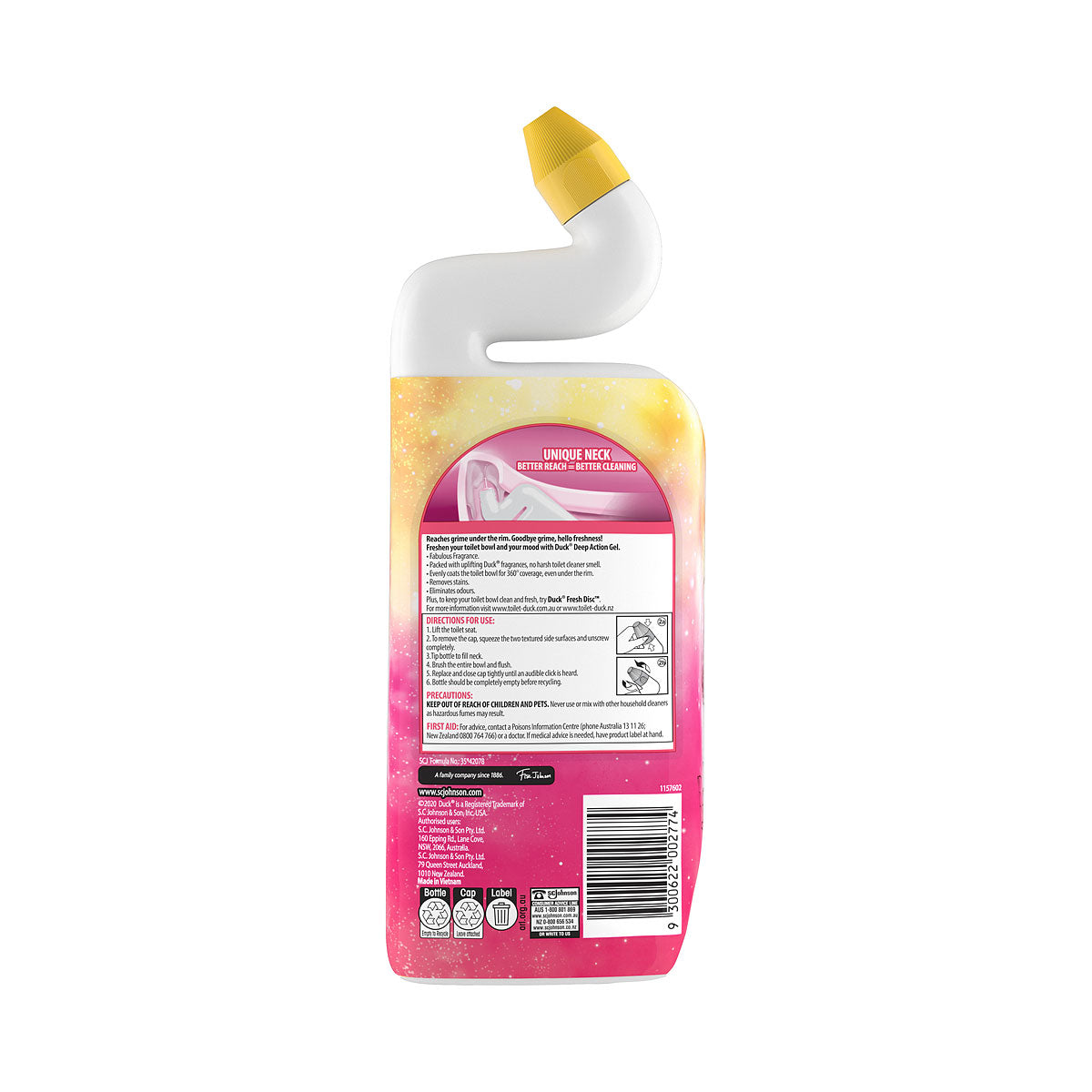 Duck Toilet Gel Deep Action Cosmic Peach 750mL