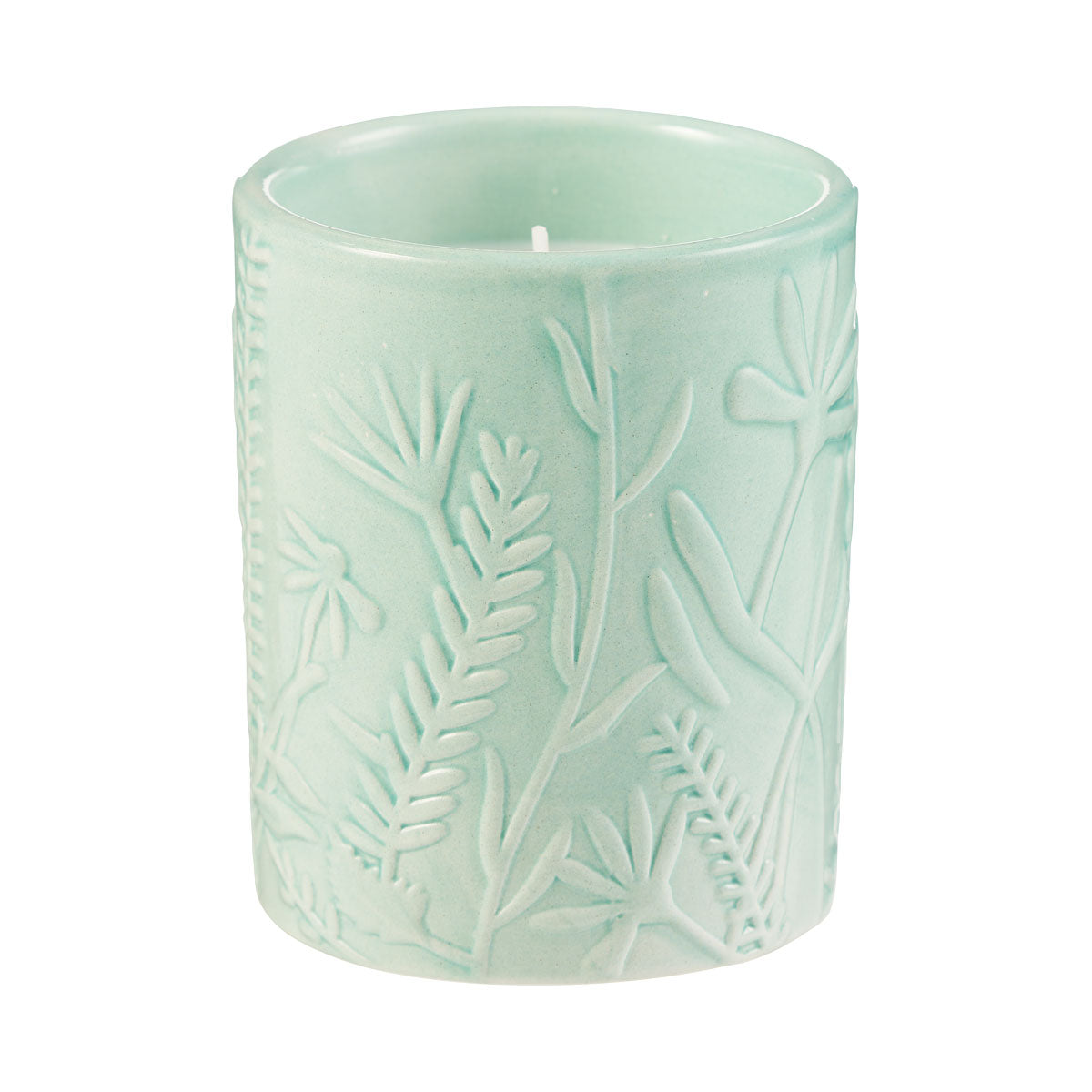 Foraged Pattern Ceramic Candle