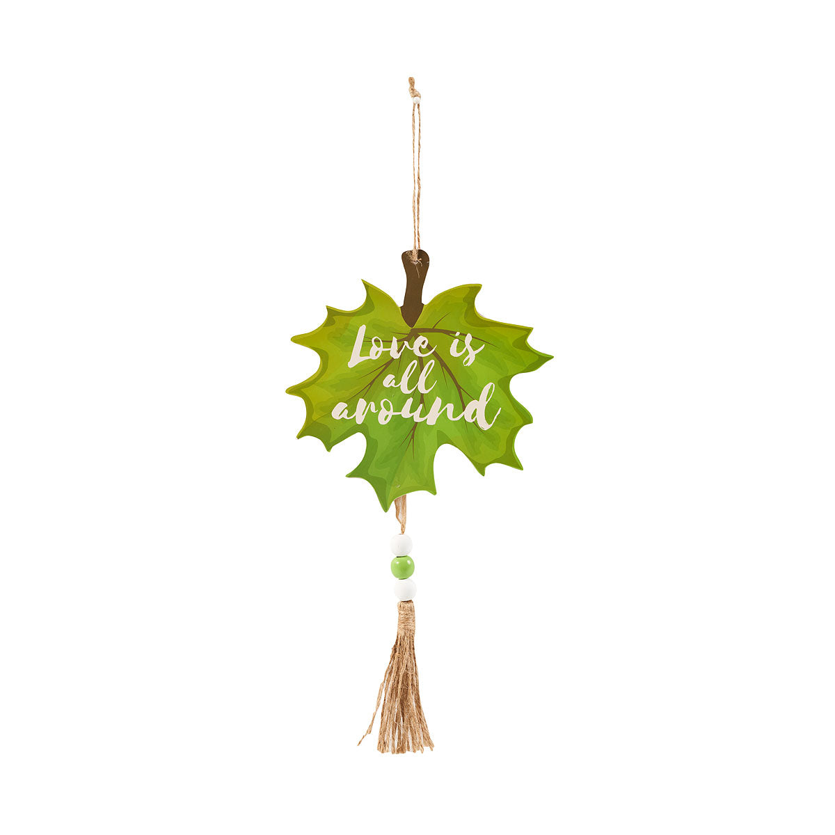 Mushroom/Leaf Hanging Plaque