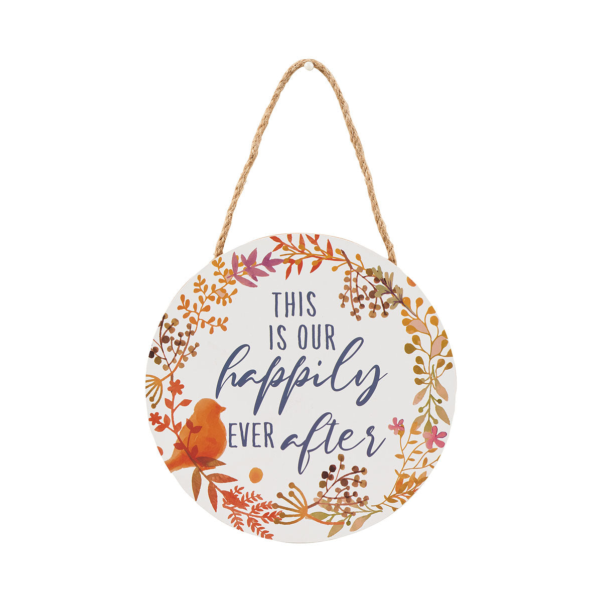 Happily Ever/Enjoy Hanging Plaque