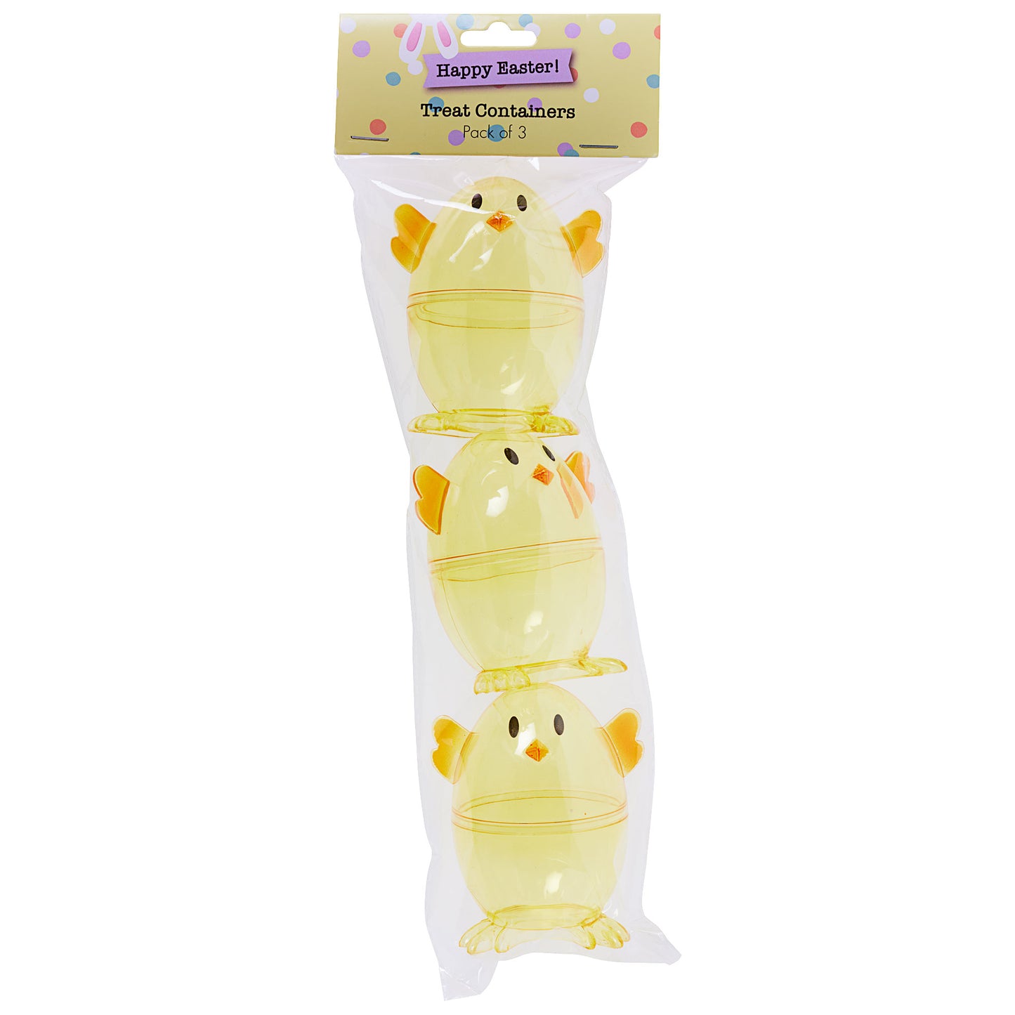 Easter Treat Container Bunny/Chick 3pk