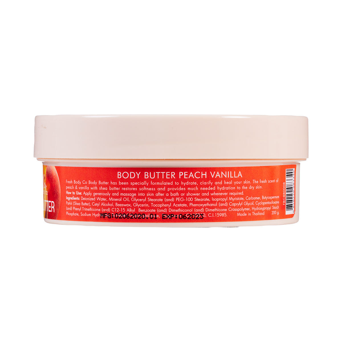Body Fresh Co Body Butter Peach Vanilla