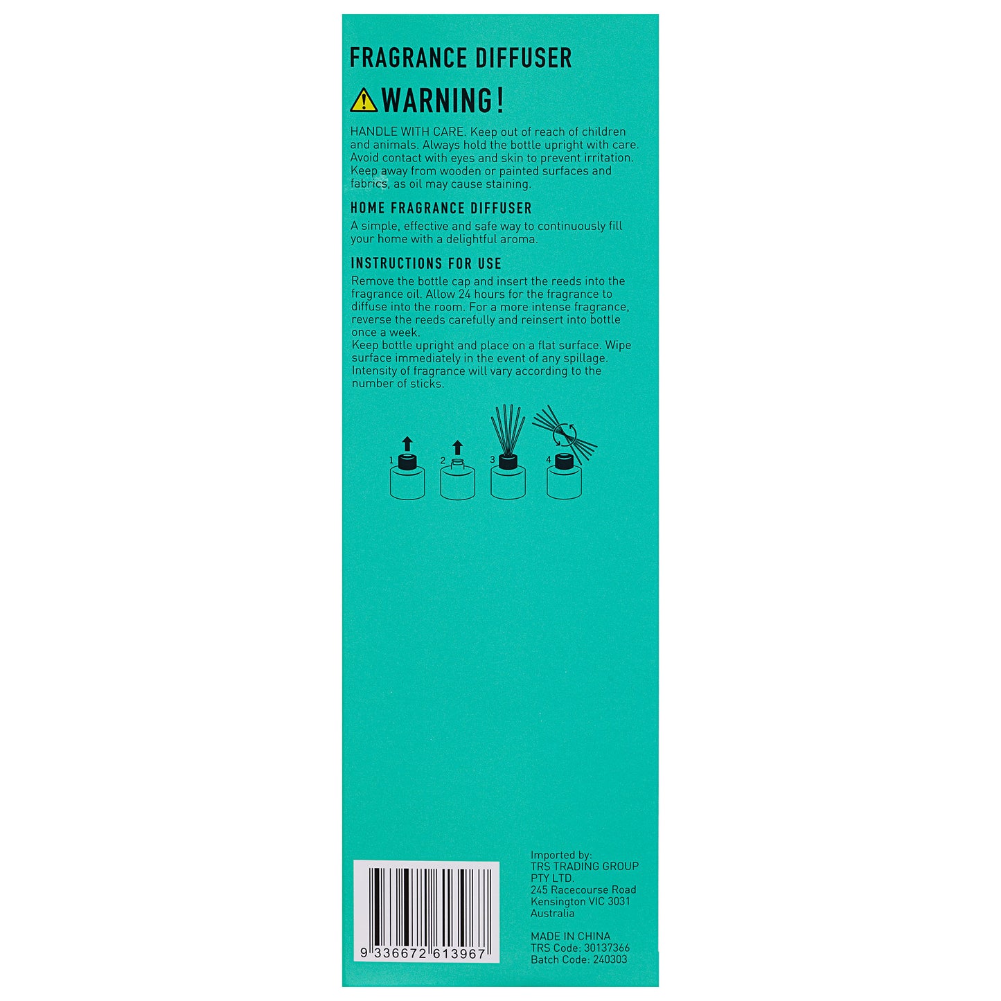 Reed Diffuser Coconut & Lime 100mL