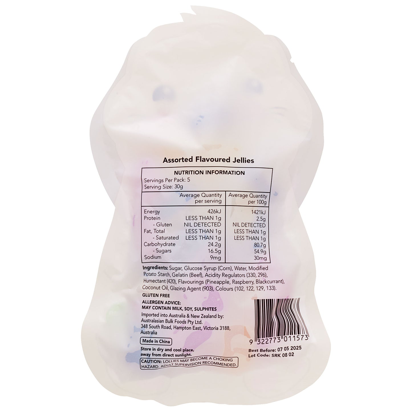 Bunny Shaped Jellies 150g
