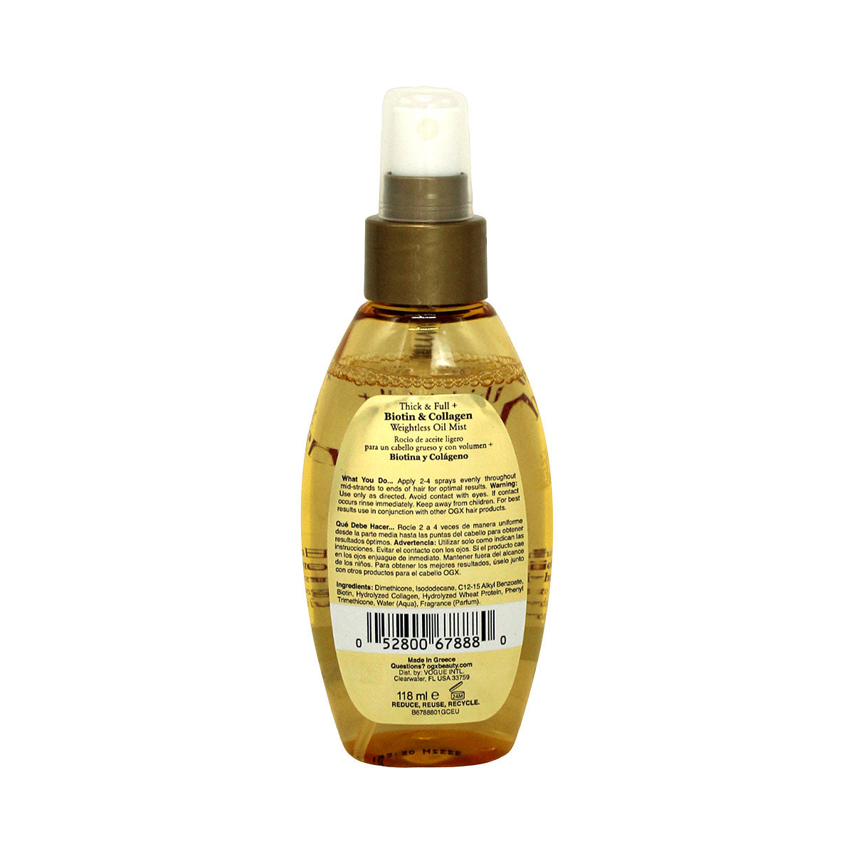 OGX Biotin & Collagen Oil Mist 118mL