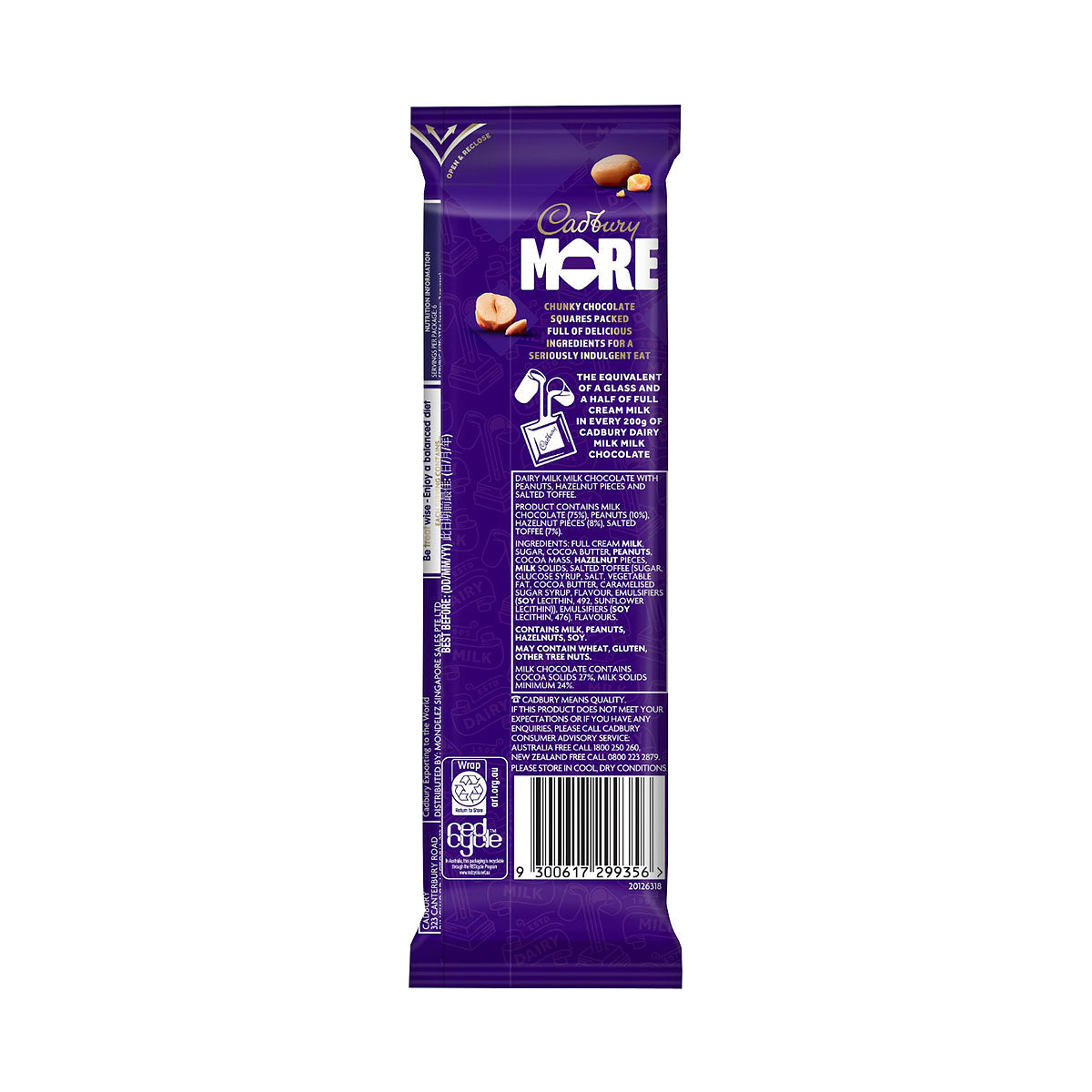 Cadbury Dairy Milk Nuts & Salted Toffee 165g