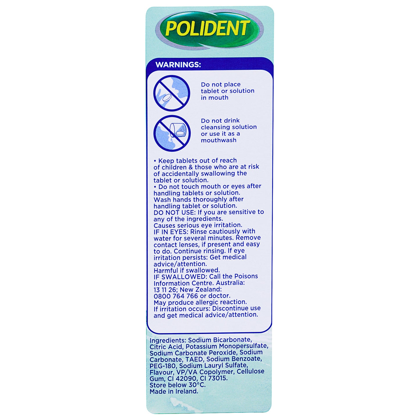 Polident Dentures Cleaner 66pk