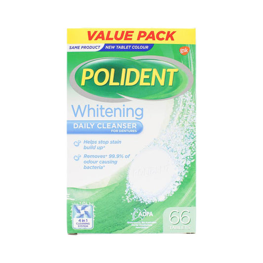 Polident Dentures Cleaner 66pk