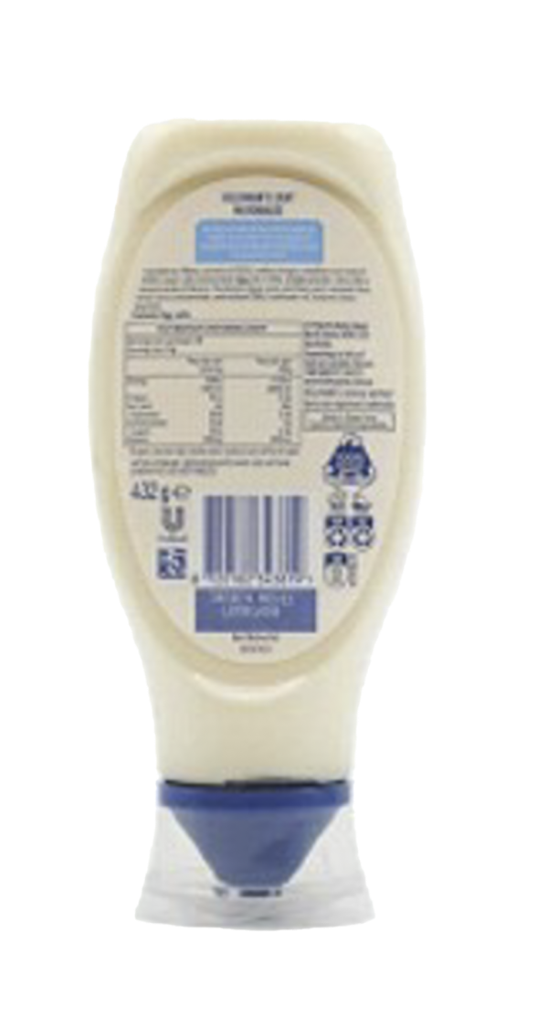Hellmanns Light Mayonnaise Squeeze 432g