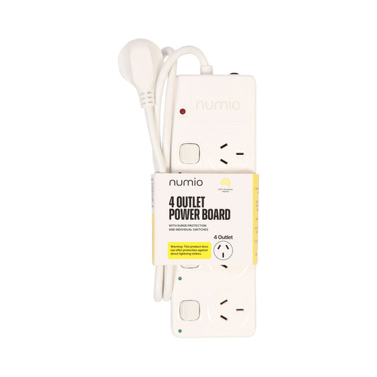 Numio Power Board Individual Switch 4 Outlet