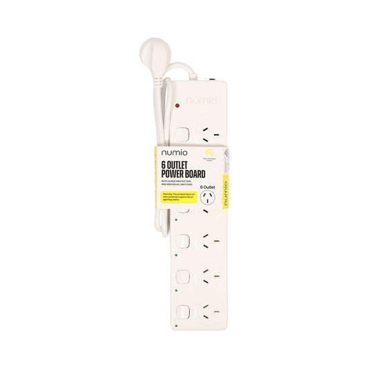 Numio Power Board Individual Switch 6 Outlet